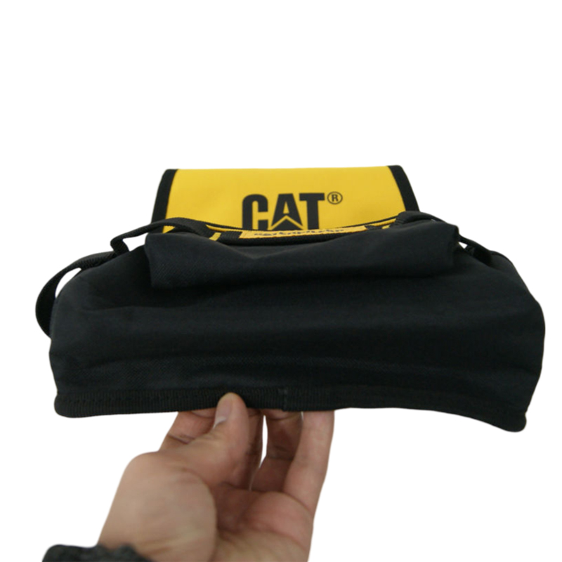 CAT Yellow Diamond Texture PVC Bottom Three Tool Bags