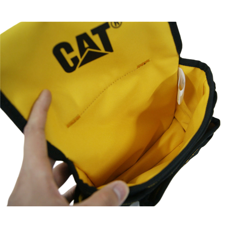 CAT Yellow Diamond Texture PVC Bottom Three Tool Bags
