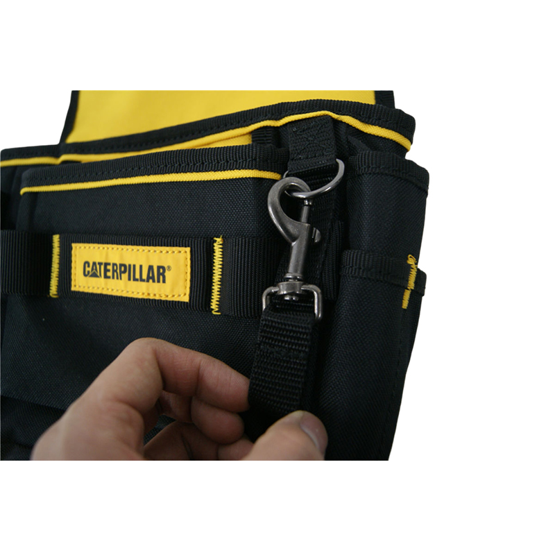 CAT Yellow Diamond Texture PVC Bottom Three Tool Bags
