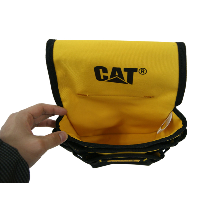 CAT Yellow Diamond Texture PVC Bottom Three Tool Bags