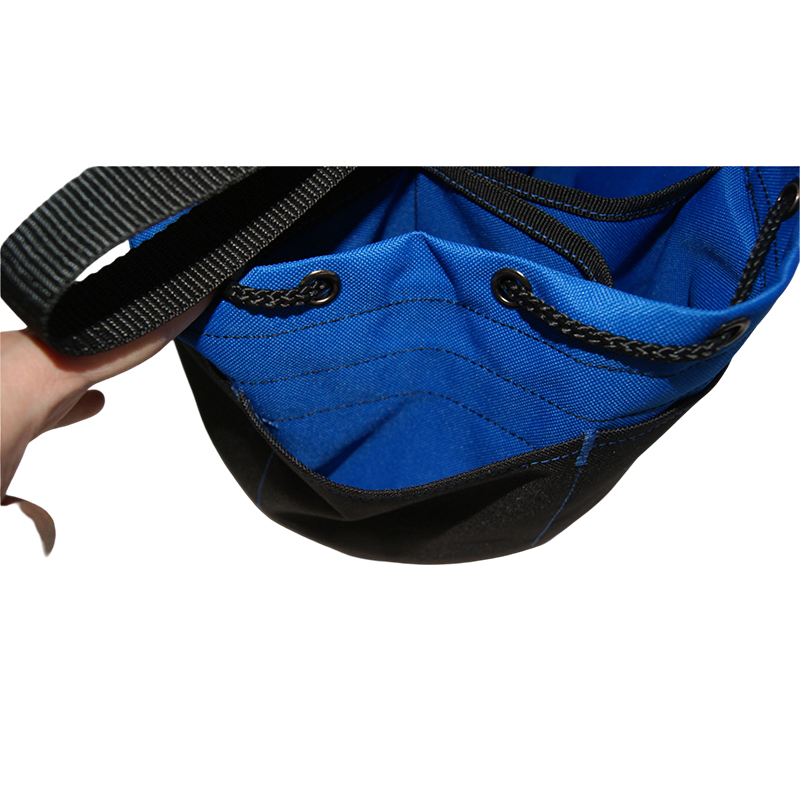 Black 600600D (68T) POLY W Diamond Pattern PVC Bottom Tool Bag