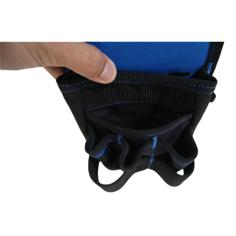 Black Double Diamond PVC Bottom Waist Bag