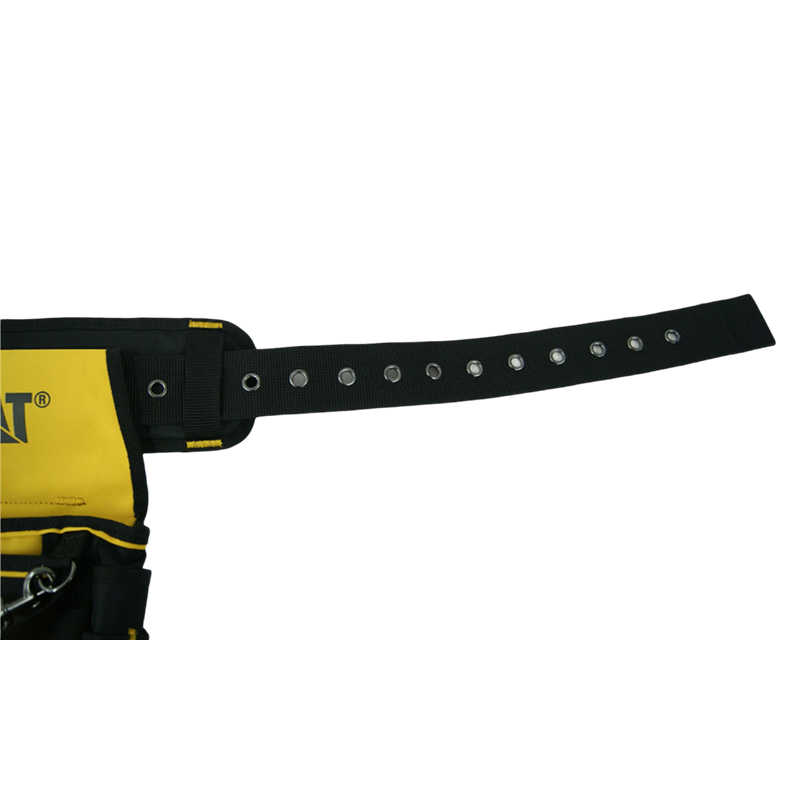 CAT Yellow Diamond Texture PVC Bottom Three Tool Bags
