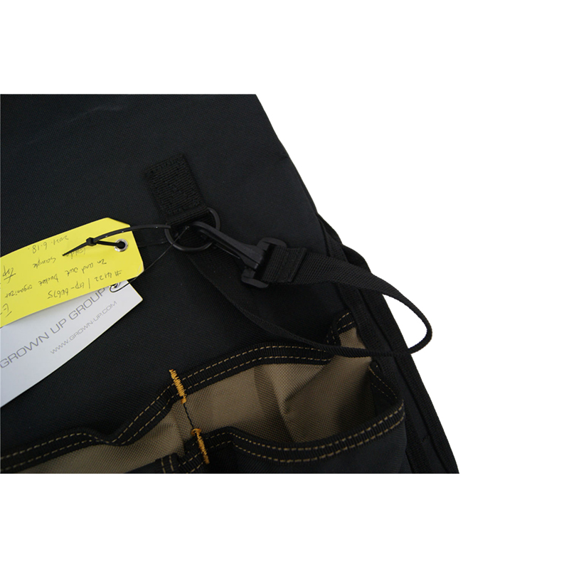 Black Diamond Texture PVC Bottom Touchable Tool Bag