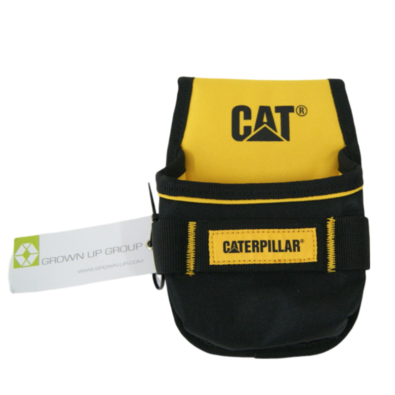 CAT Yellow Diamond Texture PVC Bottom Three Tool Bags