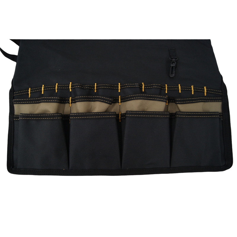 Black Diamond Texture PVC Bottom Touchable Tool Bag