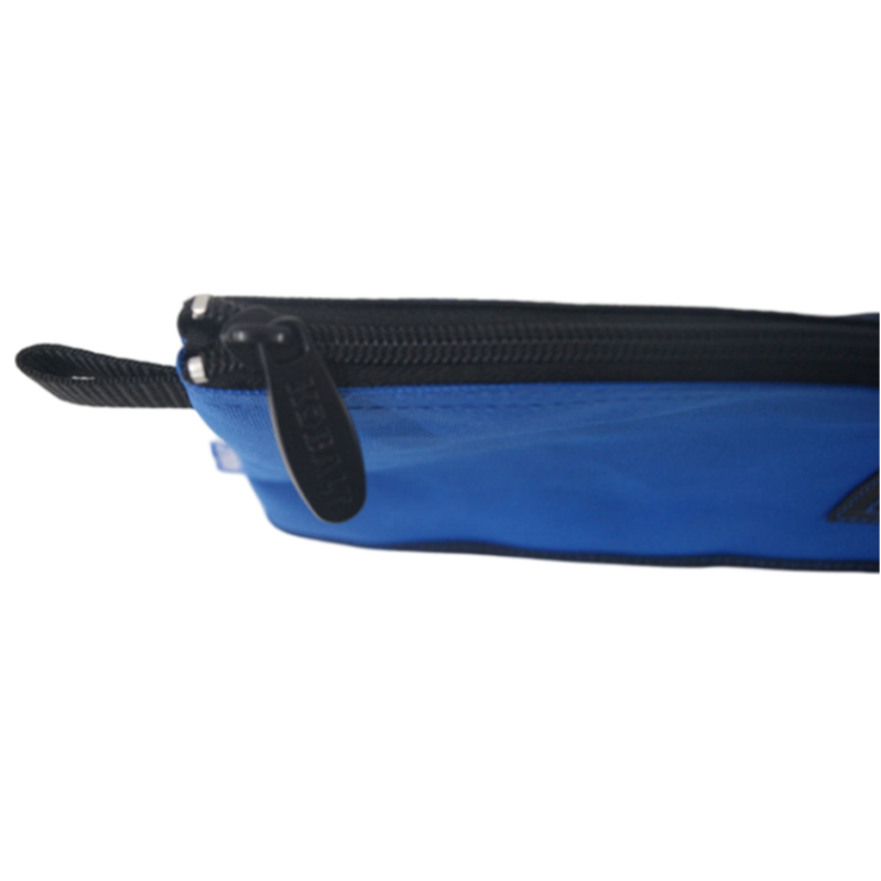 Blue Diamond Pattern VAC Bottom With Words On Black Bottom Tool Bag