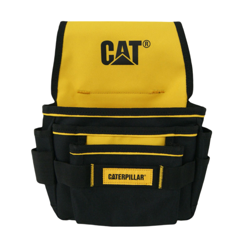 CAT Yellow Diamond Texture PVC Bottom Three Tool Bags