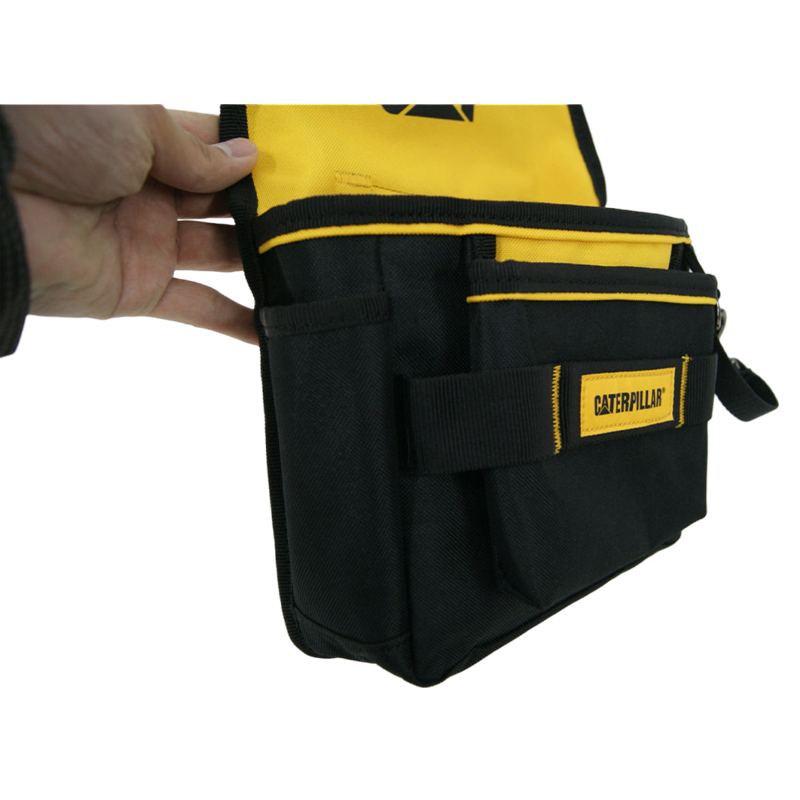 CAT Yellow Diamond Texture PVC Bottom Three Tool Bags
