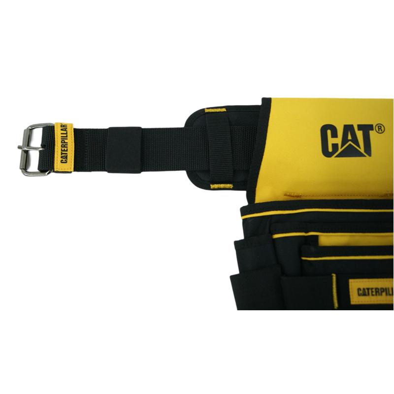 CAT Yellow Diamond Texture PVC Bottom Three Tool Bags