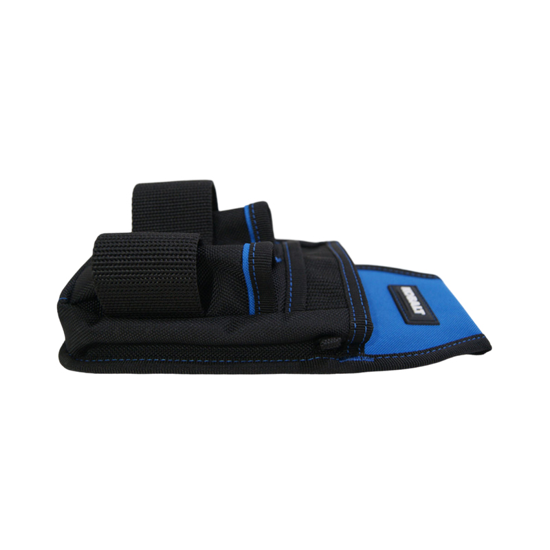 Black Double Diamond PVC Bottom Waist Bag