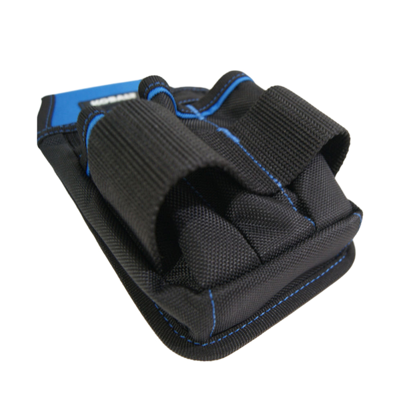 Black Double Diamond PVC Bottom Waist Bag