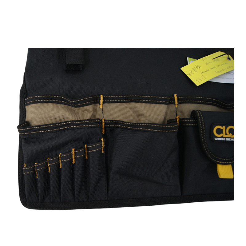 Black Diamond Texture PVC Bottom Touchable Tool Bag