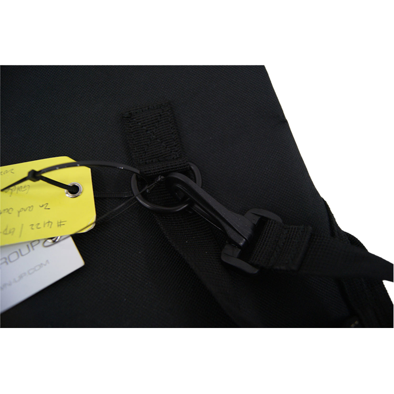 Black Diamond Texture PVC Bottom Touchable Tool Bag
