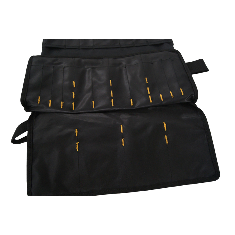 Black Diamond Texture PVC Bottom Touchable Tool Bag